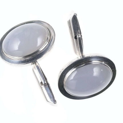 Vintage Gumps Jade/Sterling cufflinks - Estate Fresh Austin