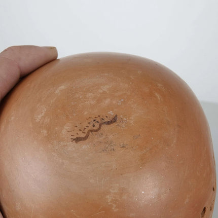 Vintage Hopi Snake-Sand Marked Pottery Piece with Pinecone Design Native America - Estate Fresh Austin