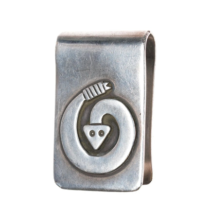 Vintage James Reid Santa Fe Sterling Snake money clip - Estate Fresh Austin