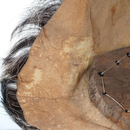 Vintage Mexican Holy Week Ceremonies fur covered mask - Estate Fresh Austin