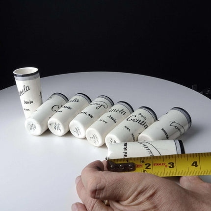 Vintage Mexican Pottery Centinela Tequila Shot Glasses From Tommy's Restaraunt S - Estate Fresh Austin