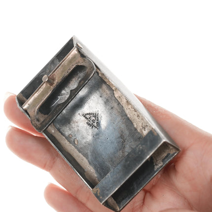 Vintage Mexican sterling and abalone belt buckle - Estate Fresh Austin