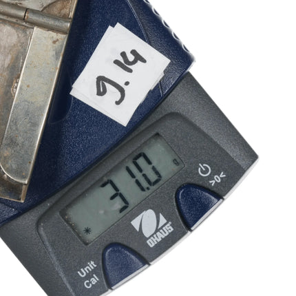 Vintage Mexican sterling Aztec warrior hand engraved belt buckle - Estate Fresh Austin