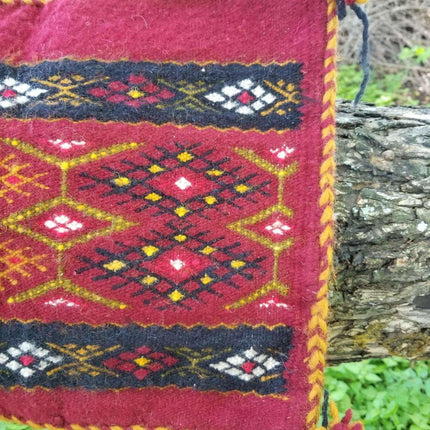 Vintage Moroccan African Tribal Berber Pillow c.1960 new Never Used 19" x 13" - Estate Fresh Austin