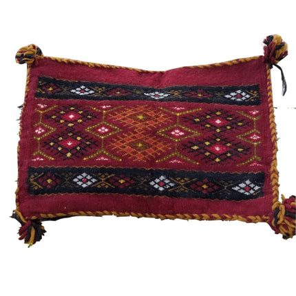 Vintage Moroccan African Tribal Berber Pillow c.1960 new Never Used 19" x 13" - Estate Fresh Austin