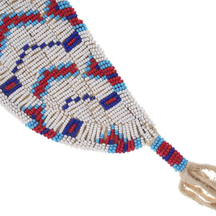 Vintage Native American Plains Indians Sheath with Russell Green River Works Kni - Estate Fresh Austin