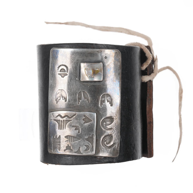 Vintage Native American silver Ketoh Bowguard bracelet - Estate Fresh Austin