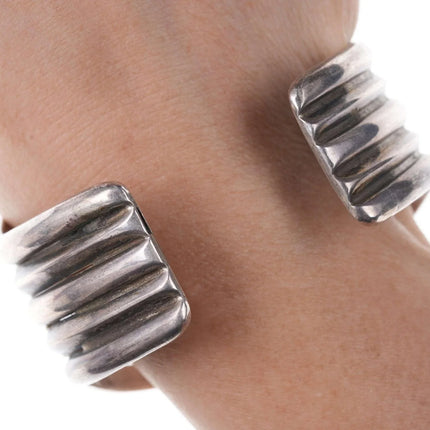 Vintage Native American Silver Royston Turquoise cuff bracelet - Estate Fresh Austin