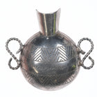 Vintage Native American Silver vase pin - Estate Fresh Austin