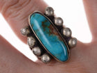 Vintage Native American Silver/turquoise ring - Estate Fresh Austin