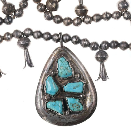 Vintage Native American Squash blossom necklace - Estate Fresh Austin