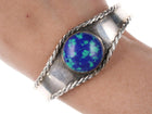 Vintage Native American Sterling and stone bracelet - Estate Fresh Austin