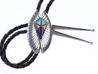 Vintage Native American Sterling cobblestone bolo tie - Estate Fresh Austin