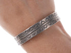 Vintage Native American Sterling cuff bracelet jk - Estate Fresh Austin