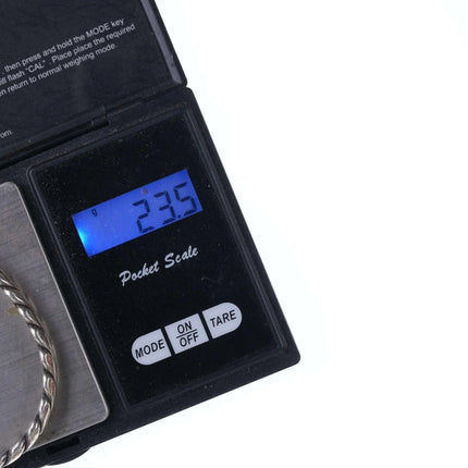 Vintage Native American sterling silver rope style cuff bracelet dd - Estate Fresh Austin