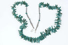 Vintage Native American Sterling Turquoise Pebble necklace - Estate Fresh Austin