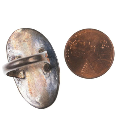 Vintage Native American Sterling turquoise ring size 4.75 - Estate Fresh Austin