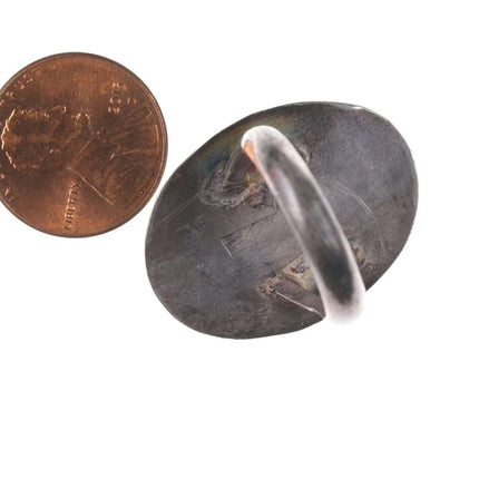 Vintage Native American Sterling turquoise ring size 7.5 - Estate Fresh Austin