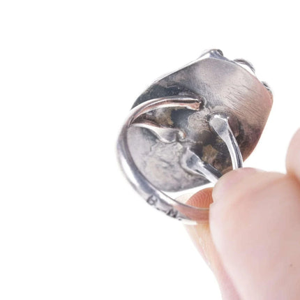 Vintage Native American sterling with turquoise ring - Estate Fresh Austin