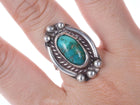 Vintage Native American sterling with turquoise ring - Estate Fresh Austin