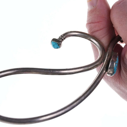 Vintage Native American Sterling/turquoise cake server - Estate Fresh Austin