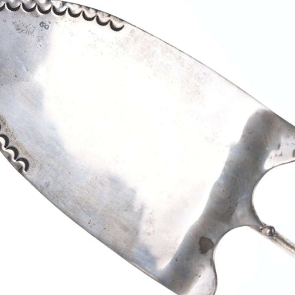 Vintage Native American Sterling/turquoise cake server - Estate Fresh Austin