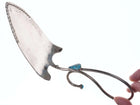 Vintage Native American Sterling/turquoise cake server - Estate Fresh Austin