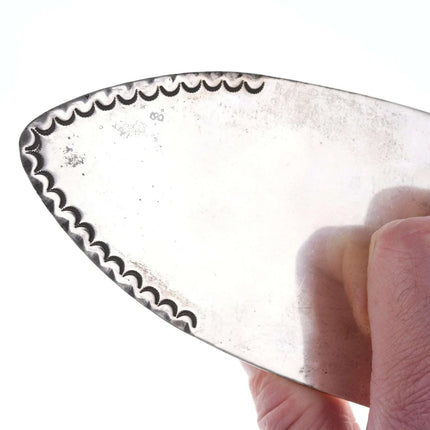 Vintage Native American Sterling/turquoise cake server - Estate Fresh Austin