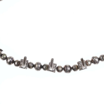 Vintage Native American Sterling/turquoise claw necklace - Estate Fresh Austin