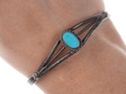 Vintage Native american sterling/turquoise cuff bracelet - Estate Fresh Austin