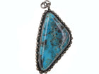 Vintage Native American Sterling/turquoise pendant - Estate Fresh Austin