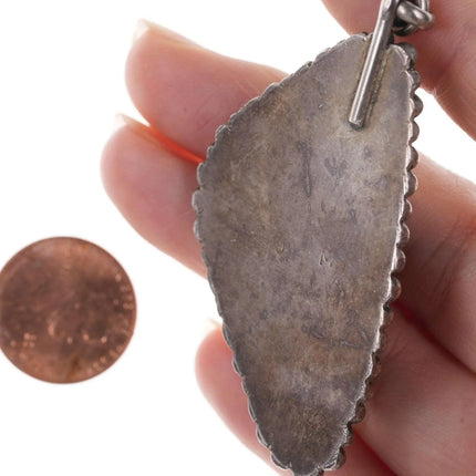 Vintage Native American Sterling/turquoise pendant - Estate Fresh Austin