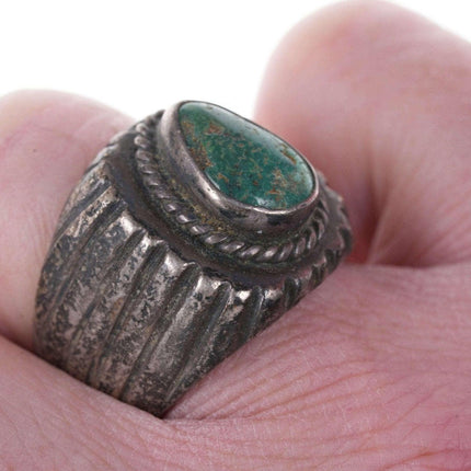 Vintage Native American sterling/turquoise ring - Estate Fresh Austin