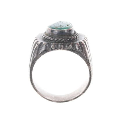 Vintage Native American sterling/turquoise ring - Estate Fresh Austin