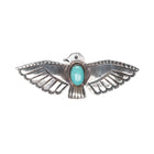 Vintage Native American sterling/turquoise thunderbird pin - Estate Fresh Austin