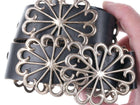 Vintage Native American Tufa Cast Sterling concho belt - Estate Fresh Austin