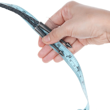 Vintage Navajo hand stamped silver bolo tie with turquoise - Estate Fresh Austin