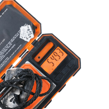 Vintage Navajo hand stamped silver bolo tie with turquoise - Estate Fresh Austin