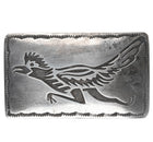Vintage Navajo silver roadrunner belt buckle - Estate Fresh Austin