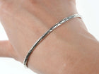 Vintage Navajo stamped sterling bangle - Estate Fresh Austin