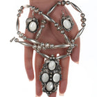 Vintage Navajo Sterling and shell pendant necklace and earrings set - Estate Fresh Austin