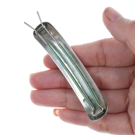 Vintage Navajo Sterling and turquoise hair piece yt - Estate Fresh Austin