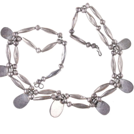 Vintage Navajo Sterling and turquoise necklace - Estate Fresh Austin