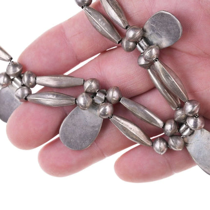 Vintage Navajo Sterling and turquoise necklace - Estate Fresh Austin