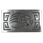 Vintage Navajo sterling claw belt buckle in overlay style - Estate Fresh Austin