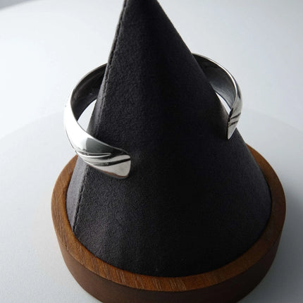 6.25" Vintage Navajo Sterling Cuff Bracelet Signed J - Estate Fresh Austin