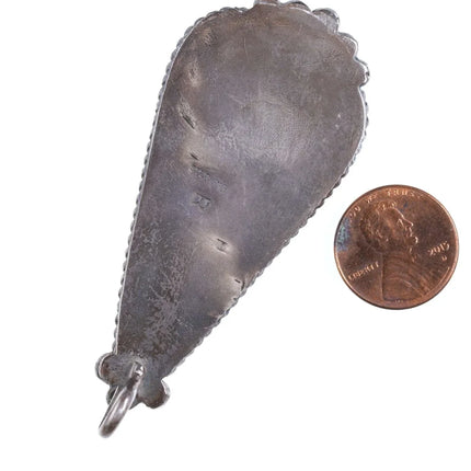 Vintage Navajo sterling pendant - Estate Fresh Austin