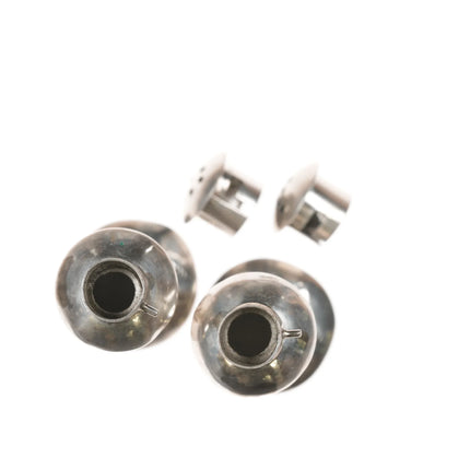 Vintage Navajo Sterling salt and pepper shakers - Estate Fresh Austin