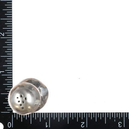 Vintage Navajo Sterling salt and pepper shakers - Estate Fresh Austin