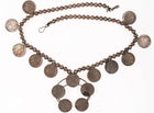 Vintage Navajo Sterling silver Buffalo Nickel Squash Blossom necklace - Estate Fresh Austin